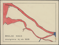 TA_WAT_034 Brielse Maas, zoutgrens bij eb in 1938,