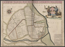 TA_KAARTBOEK_016 CAARTE VANDE POLDER VAN SWARTE-WAAL 1697, 1697.
