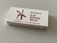 LD5009A. Restaurant In de Bernisse Molen.