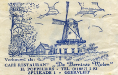 SZ0202. Café restaurant De Bernisser Molen.