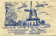 SZ0203. Café restaurant De Bernisser Molen.