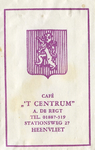 SZ0306. Café 't Centrum.