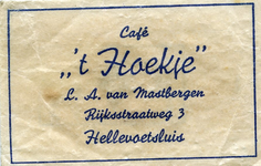 SZ0513. Café 't Hoekje.