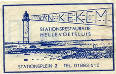 SZ0530. Van Kekem, stationsrestauratie.