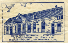 SZ0606. Hotel, Café, Restaurant De Kroon.