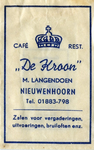 SZ0612. Café, Restaurant De Kroon - zalen voor vergaderingen, uitvoeringen, bruiloften enz..