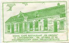 SZ0613. Hotel, Café, Restaurant De Kroon.