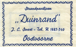 SZ0916. Strandpaviljoen Duinrand.