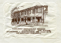 SZ0927. Café, Petit-restaurant, pension Centraal - les routiers europeens.