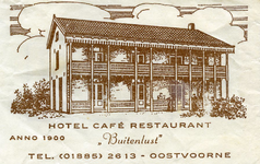 SZ0934. Hotel, Café, Restaurant Buitenlust - anno 1900.