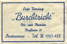 SZ0935. Café, Dancing Burchtzicht.