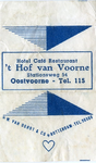SZ0939. Hotel Café Restaurant 't Hof van Voorne.