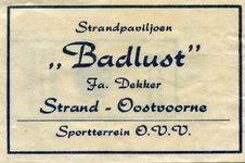 SZ0948. Strandpaviljoen Badlust, sportterrein OVV.