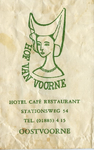 SZ0952. Hotel café restaurant Hof van Voorne.