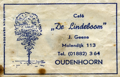 SZ1003. Café De Lindeboom.