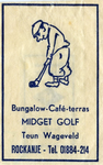 SZ1105. Café, Restaurant 't Golfie.