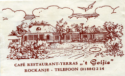 SZ1107. Café, Restaurant, Terras 't Golfie.