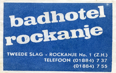 SZ1137. Badhotel Rockanje.
