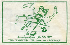 SZ1139. Strandpaviljoen Badlust.