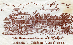 SZ1151. Café, Restaurant, Terras 't Golfie.