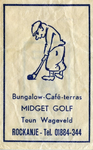 SZ1154. Bungalow, Café, Terras Midget Golf.