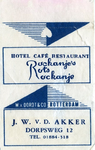 SZ1159. Hotel, Café, Restaurant Rockanje's Rots.
