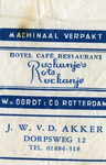 SZ1160. Hotel, Café, Restaurant Rockanje's Rots.
