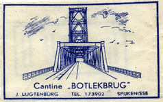 SZ1413. Cantine Botlekbrug.