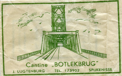 SZ1414. Cantine Botlekbrug.