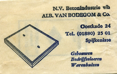 SZ1420. N.V. Betonindustrie - gebouwen, bedrijfsvloeren, warenhuizen.