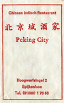SZ1440. Chinees Indisch Restaurant Peking City.