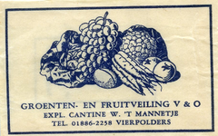 SZ1602. Groenten- en Fruitveiling V&O - Expl. Cantine W. 't Mannetje.
