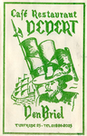 SZ0104. Café Restaurant Dedert.