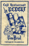 SZ0117. Café Restaurant Dedert.