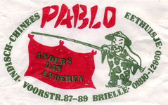 SZ0127. Indisch-Chinees eethuisje Pablo.