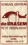 SZ0155. Bowlingcentrum, petit restaurant De Brasem.