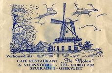 SZ0203. Café restaurant De Bernisser Molen.