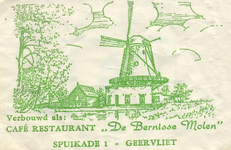 SZ0204. Café restaurant De Bernisser Molen.