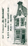 SZ0302. Café restaurant 'De Hoecksack' anno 1563.