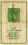 SZ0305. Café 't Centrum.