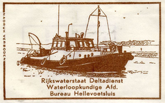 SZ0503. Rijkswaterstaat Deltadienst Waterloopkundige Afd. Bureau Hellevoetsluis.