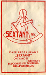 SZ0522. Café, restaurant Sextant - ontvangst- en voorlichtingscentrum bezoekers Deltawerken.