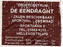 SZ0543. Sportcentrum De Eendraght - zalen beschikbaar, sporthal, zwembad.