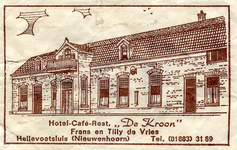 SZ0603. Hotel, Café, Restaurant De Kroon.