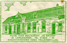 SZ0604. Hotel, Café, Restaurant De Kroon.