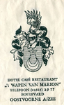 SZ0910. Hotel, Café, Restaurant 't Wapen van Marion.
