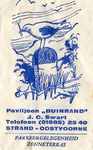 SZ0915. Paviljoen Duinrand.