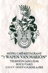 SZ0919. Hotel, Café, Restaurant 't Wapen van Marion.