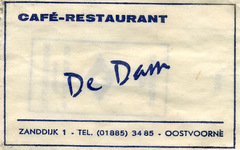 SZ0929. Café, Restaurant De Dam.