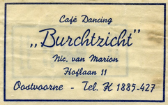 SZ0935. Café, Dancing Burchtzicht.